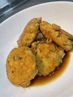 鳥つくねハンバーグ-レシピのメイン写真