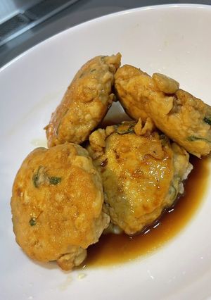 鳥つくねハンバーグ-レシピのメイン写真