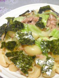 春キャベツとツナの和風パスタ-レシピのメイン写真