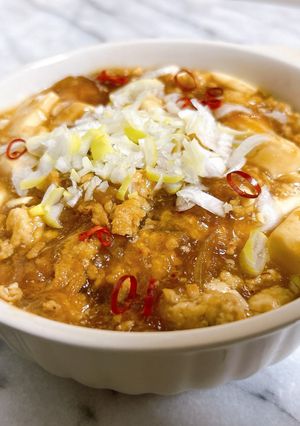 鶏ミンチと豆腐のヘルシーあんかけ-レシピのメイン写真