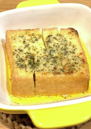 厚揚げのガーリックバター乗っけ焼き-レシピのメイン写真