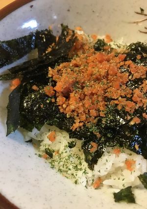 毎日のしろごはん●ふりかけ＆韓国海苔の丼-レシピのメイン写真