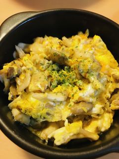 簡単一品●きのこの玉子とじ-レシピのメイン写真