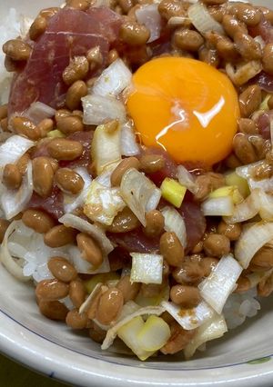 マグロ納豆丼-レシピのメイン写真