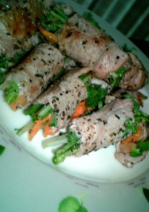 お野菜食べよう豚肉でマキマキ-レシピのメイン写真