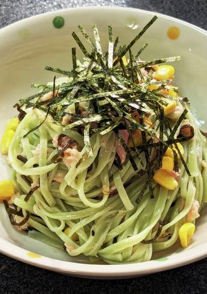 さっぱり旨！中島菜うどんのカッペリーニ風-レシピのメイン写真
