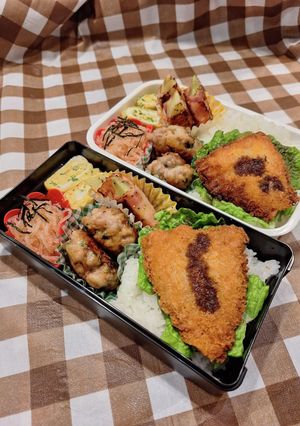 高１男子とパパの弁当240412-レシピのメイン写真