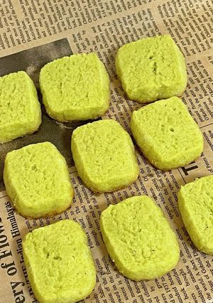 抹茶のダイヤモンドクッキー　簡単おやつ-レシピのメイン写真