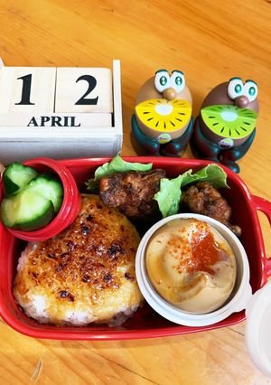 高二長女　お弁当(焼きおむすび2)-レシピのメイン写真