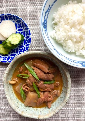 牛出汁味噌もつ煮-レシピのメイン写真