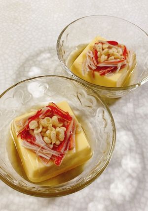 玉子豆腐のトッピング-レシピのメイン写真