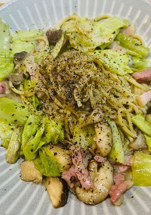 10分以内調理！春キャベツの水漬けパスタ-レシピのメイン写真
