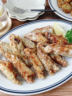 ☆簡単☆手羽中のレモンバジルから揚げ-レシピのメイン写真