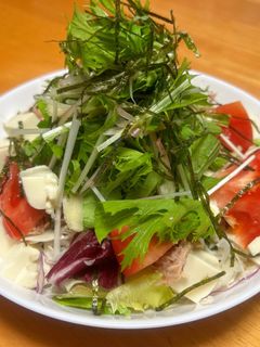 豆腐とツナの和風サラダ-レシピのメイン写真
