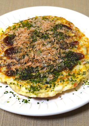 米粉でふわふわお好み焼き(フェーズフリー-レシピのメイン写真