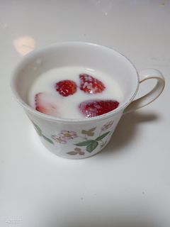 いちごミルクプリン-レシピのメイン写真