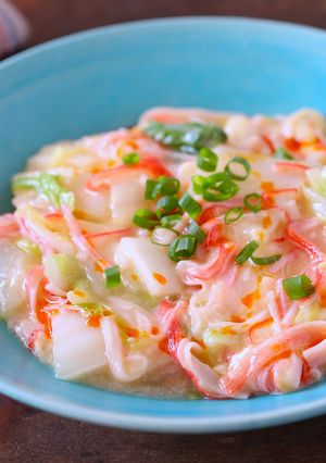 白菜とカニカマのとろうま煮-レシピのメイン写真