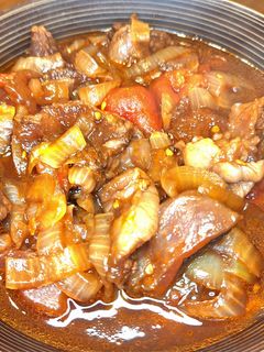 【土鍋で作る】牛すじ無水トマト煮込み-レシピのメイン写真