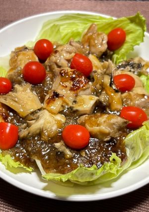 鶏もも肉のみぞれ煮😃-レシピのメイン写真