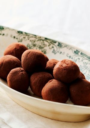 太白胡麻油でつくる！簡単チョコトリュフ-レシピのメイン写真
