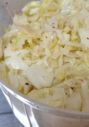 インスントポットでキャベツの塩胡椒炒め🎵-レシピのメイン写真