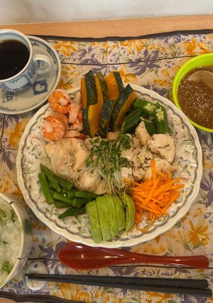鶏胸肉の温サラダ-レシピのメイン写真