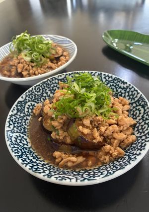 おかんレシピ𓀤𓀣茄子のそぼろあんかけ-レシピのメイン写真