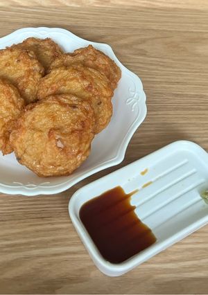 さつま揚げはシンプルにわさび醤油で。-レシピのメイン写真