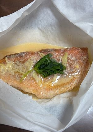 冷凍赤魚の味噌バター　レンジ蒸し-レシピのメイン写真