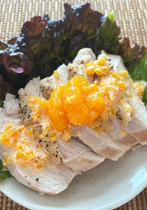 チキンのオーブン焼き♡みかんマヨソース♡-レシピのメイン写真