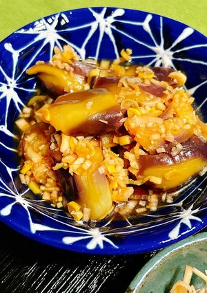 簡単調理⭐︎レンチン茄子の薬味まみれ🍆-レシピのメイン写真
