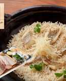 花田鮮魚店の海鮮釜飯（1合・濃い目ver