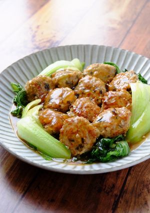 〈くらし薬膳〉黒きくらげ入り肉団子の旨煮-レシピのメイン写真