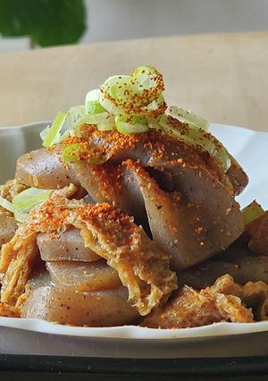 生姜たっぷり☆油揚げ&こんにゃく☆お弁当-レシピのメイン写真