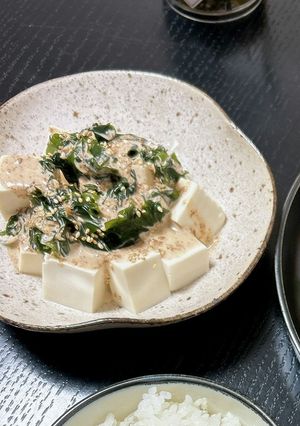 豆腐とわかめの胡麻サラダ-レシピのメイン写真
