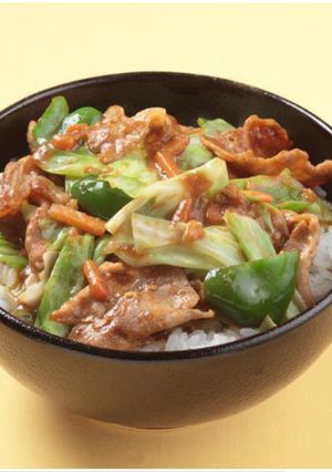 キャベツのごま味噌丼-レシピのメイン写真