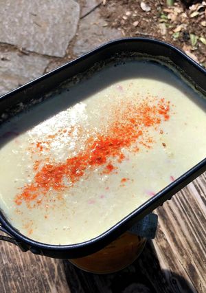 ▲山ごはん▲明太鹹豆漿-レシピのメイン写真