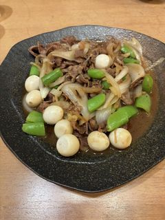牛肉とうずらの甘辛炒め-レシピのメイン写真