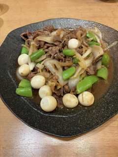 牛肉とうずらの甘辛炒め-レシピのメイン写真