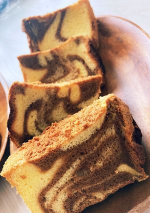 コーヒーチョコシフォンケーキ（15cm型-レシピのメイン写真