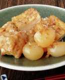 玉こんにゃくと鶏肉のおかか煮