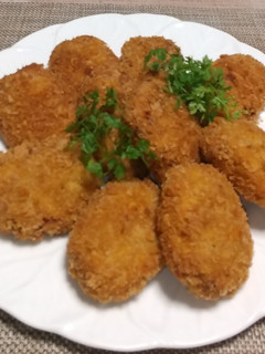 野菜入り豚挽き肉のメンチカツ-レシピのメイン写真