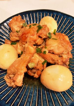 簡単♡焼肉のタレde無水手羽元煮込み-レシピのメイン写真