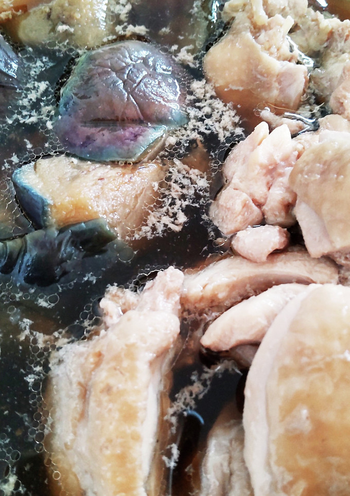 簡単節約冷凍揚げなす鶏もも肉煮びたし煮物-レシピのメイン写真