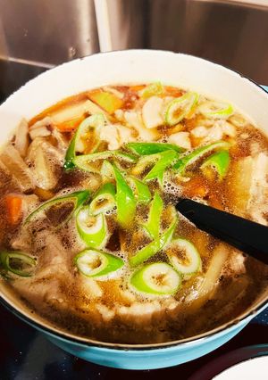 水煮で簡単けんちんうどん-レシピのメイン写真