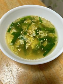 にらと卵の中華スープ おゆみ風-レシピのメイン写真