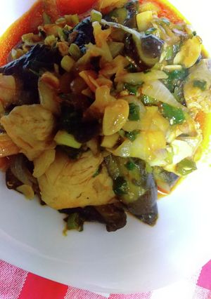 鶏ナスの薬味炒め-レシピのメイン写真