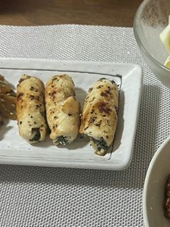 ささみの梅しそ巻き-レシピのメイン写真