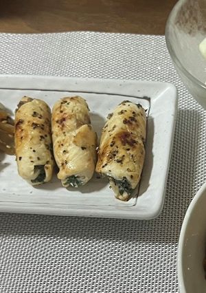ささみの梅しそ巻き-レシピのメイン写真