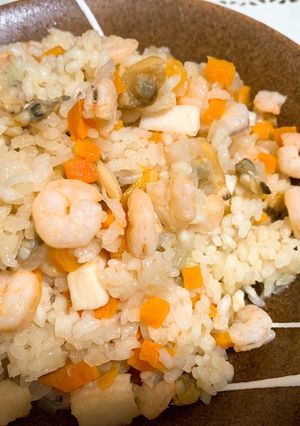 炊飯器で簡単♡シーフードピラフ♡-レシピのメイン写真